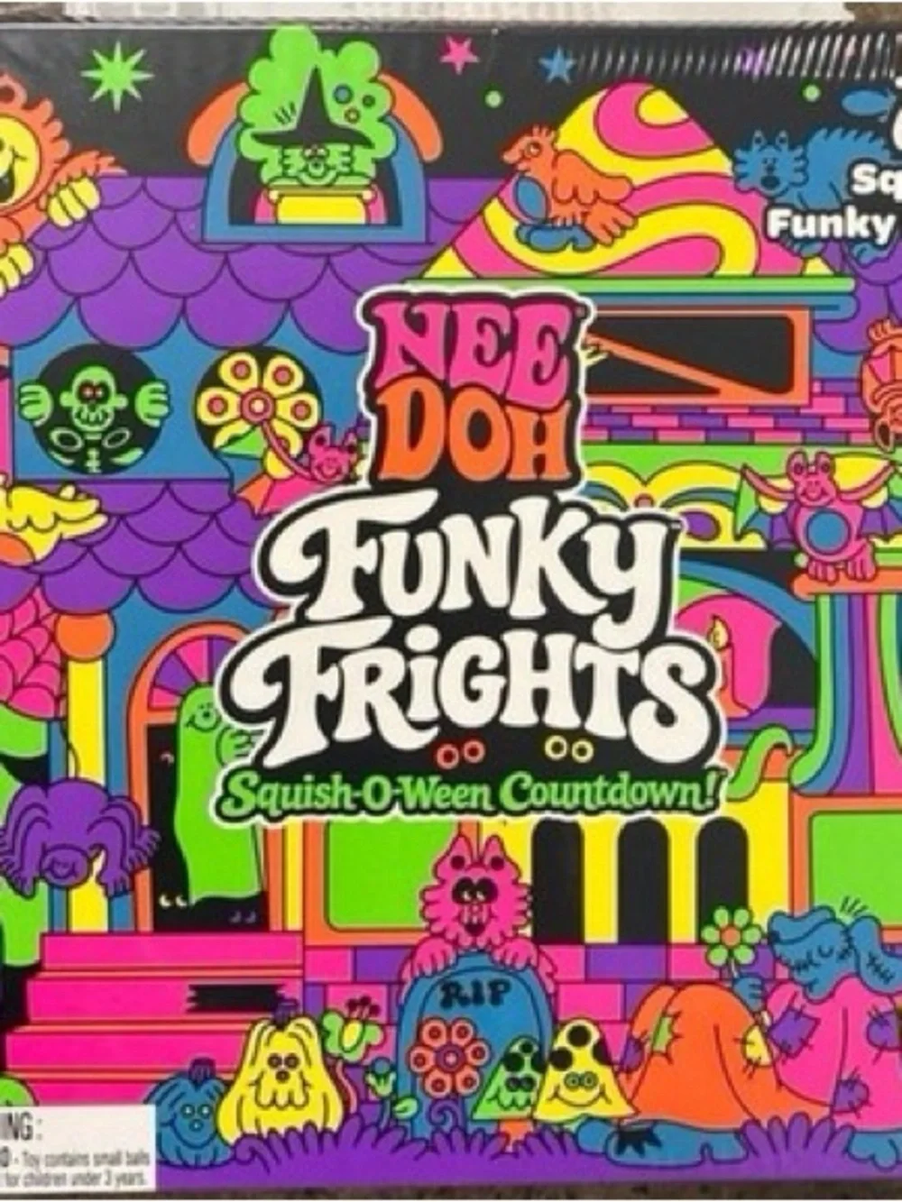 NeeDoh Advent Calendar, Funky Frights AND Jack Glow Lantern Squish